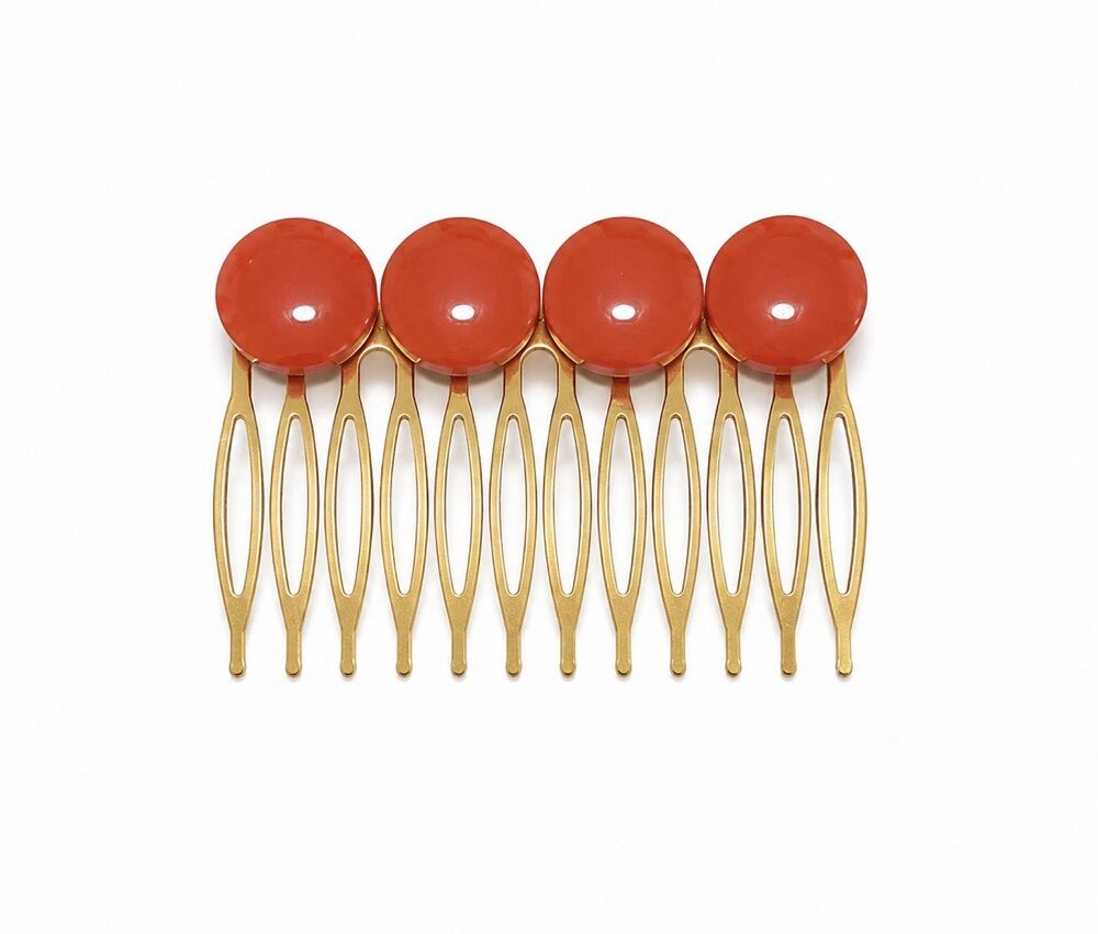 Peinecillos Coral de Resina grandes