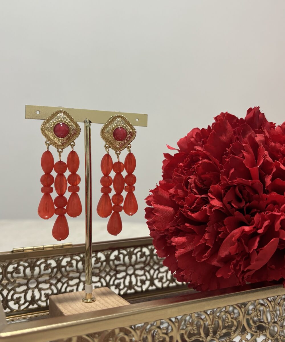 Pendientes Temple Coral