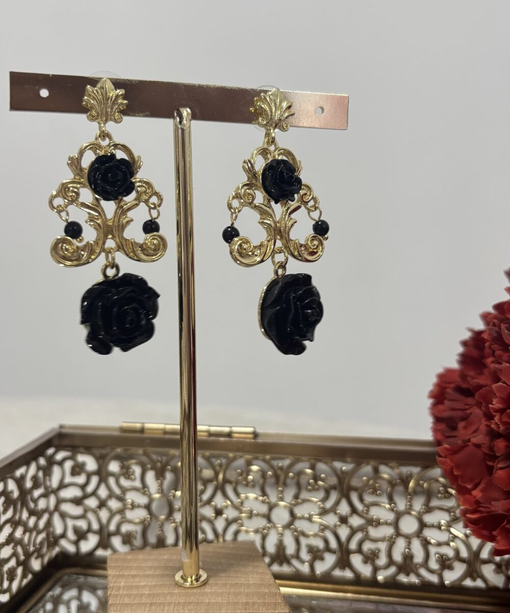 Pendientes Alhaja Negros