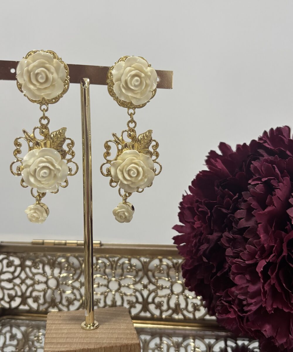 Pendientes Tronío Blancos