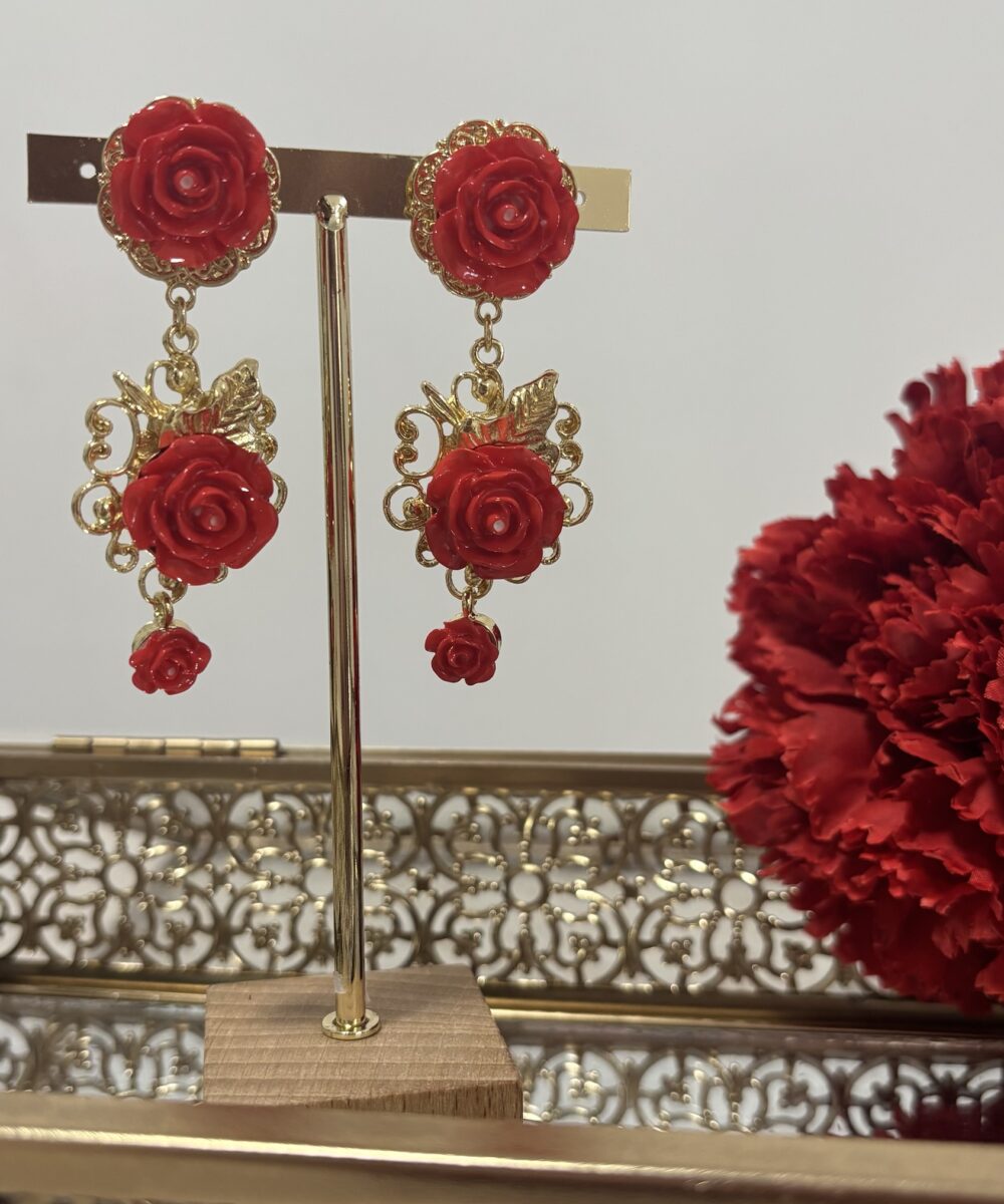 Pendientes Tronío Coral