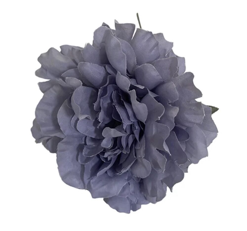 Flor flamenca Peonía Gris ducado
