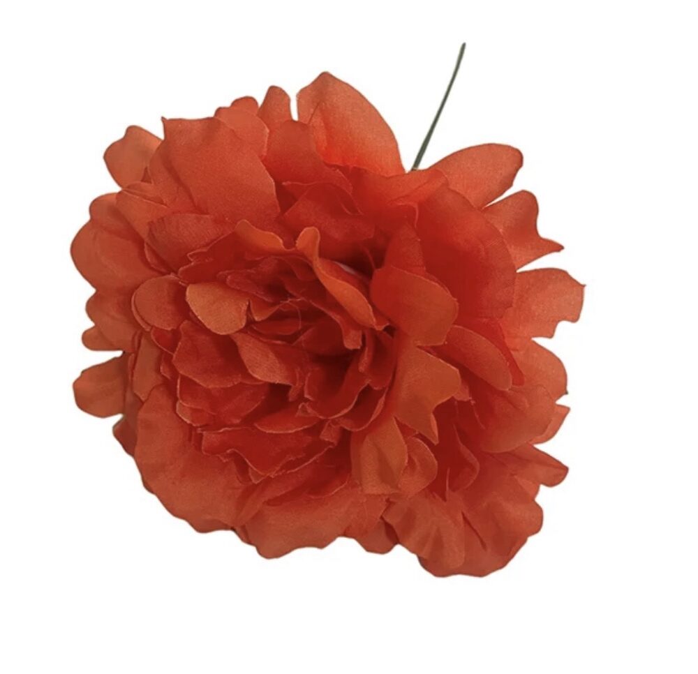 Flor flamenca Peonía Naranja