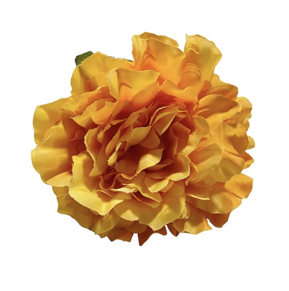 Flor flamenca Peonía Mostaza