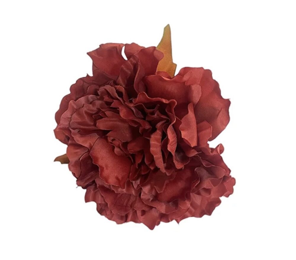 Flor flamenca Peonía Teja